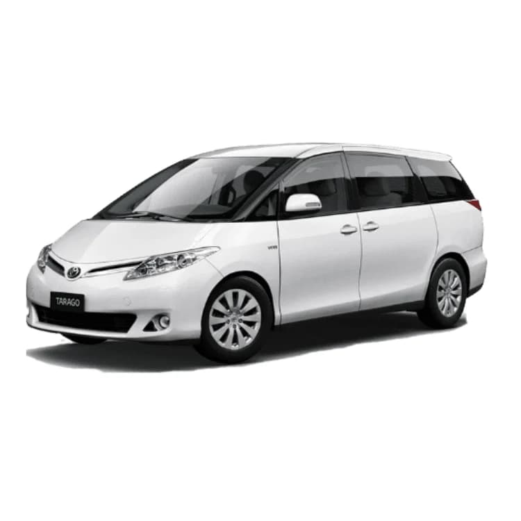 7 Seat People Mover available for charter hire with driver across Australia